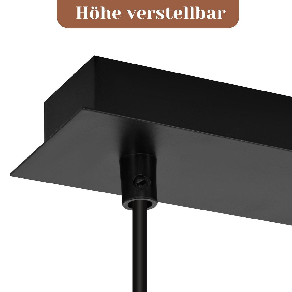 PENDELLEUCHTE Glück 60/6/170 cm - Goldfarben, Metall (60/6/170cm) - Nettlife