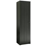 MEHRZWECKSCHRANK grün Landhaus 50 cm, Stauraumschrank mit 5 Fächern - Chromfarben/Schwarz, Holzwerkstoff/Kunststoff (50/197/43cm) - Furn.Design
