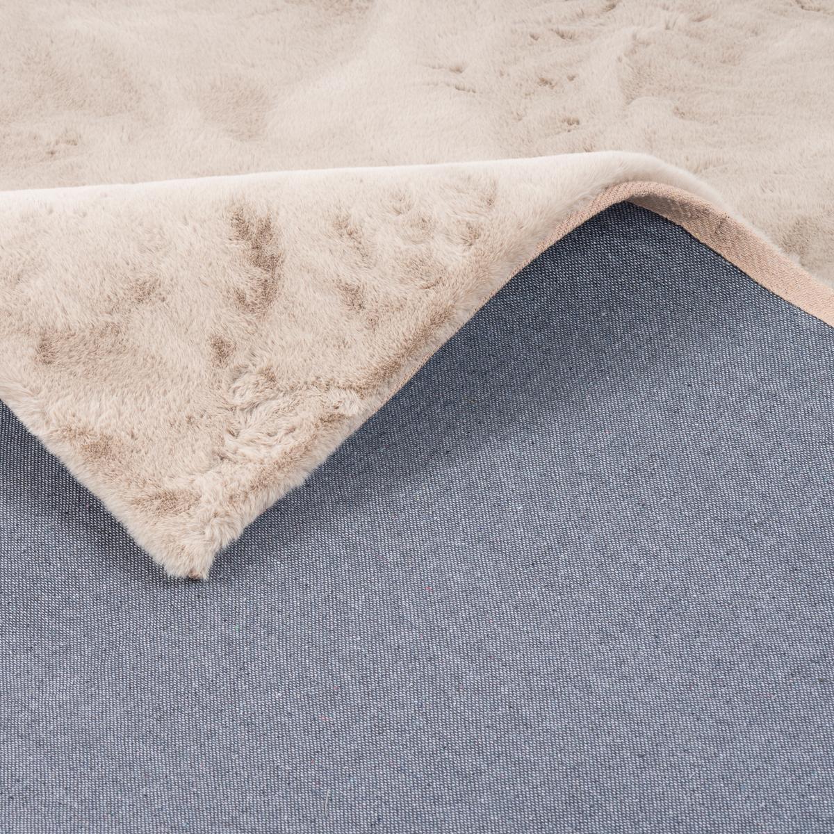 FELLTEPPICH LUXUS SUPER SOFT PLUSH - Beige, Textil (70/140cm) - Pergamon