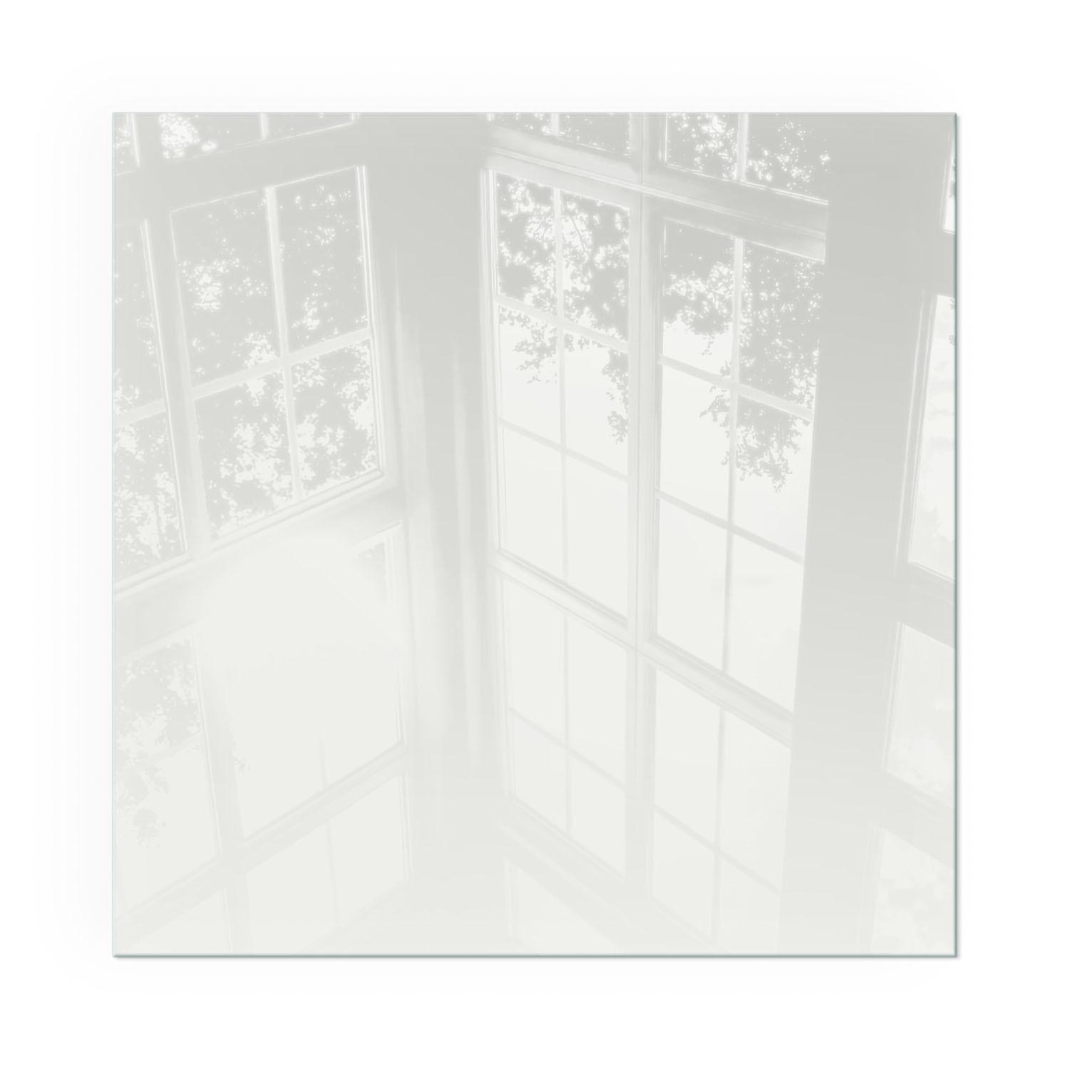 GLASPLATTE für Kamin 50x50 cm - Grau, Glas (50/50/0.4cm) - TULUP