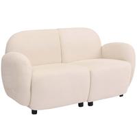 2ER-SOFA Cremeweiß - Creme, Textil (148/77/79cm) - MCW