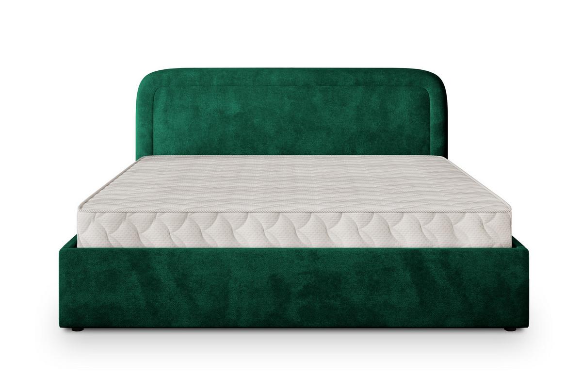 POLSTERBETT BENIRA K 120x200 cm mit Bettkästen - Grün - Grün, Holz/Textil - MASSENO