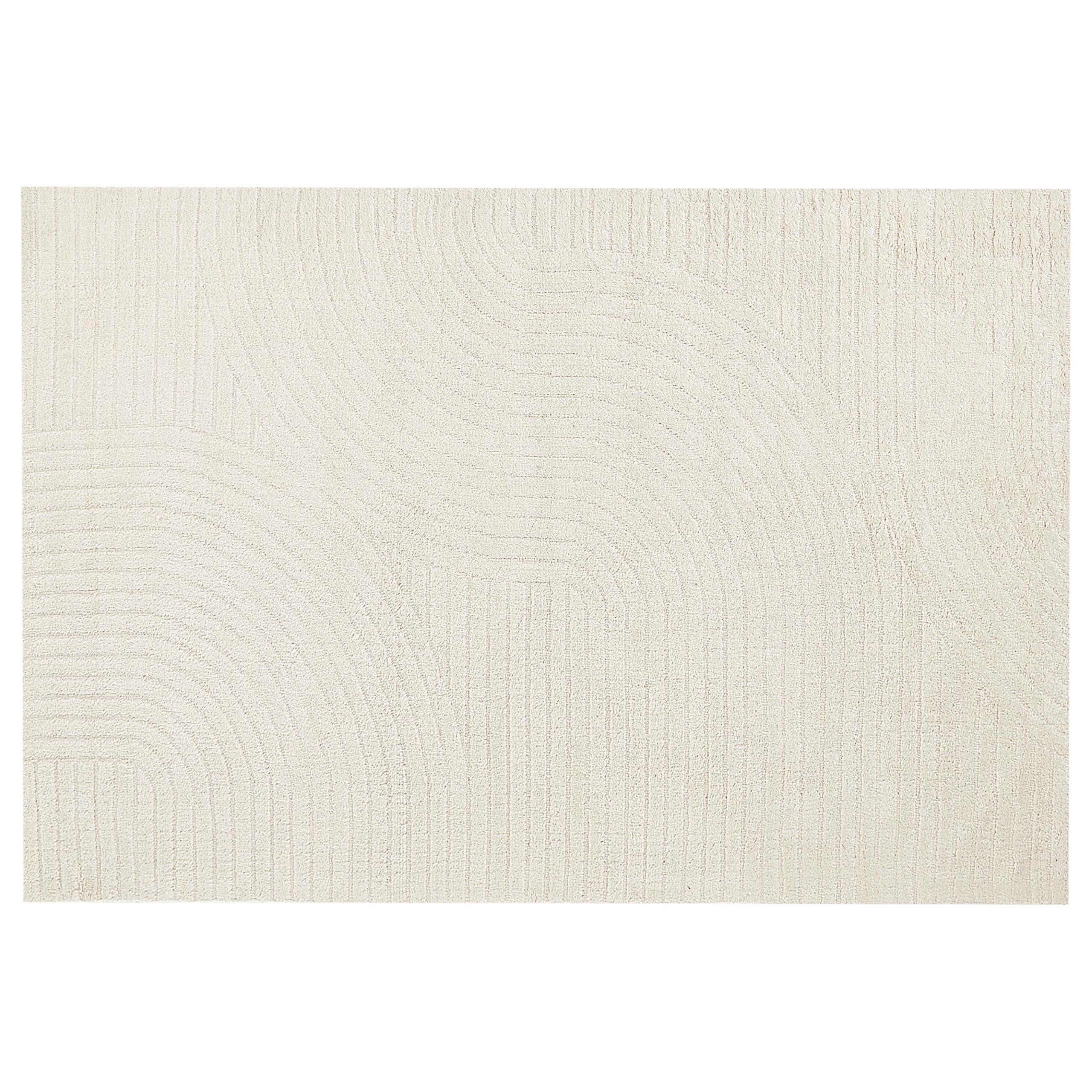 KURZFLOR-TEPPICH Beige 160/230 cm Dagari - Beige, Textil (160/230cm) - Beliani