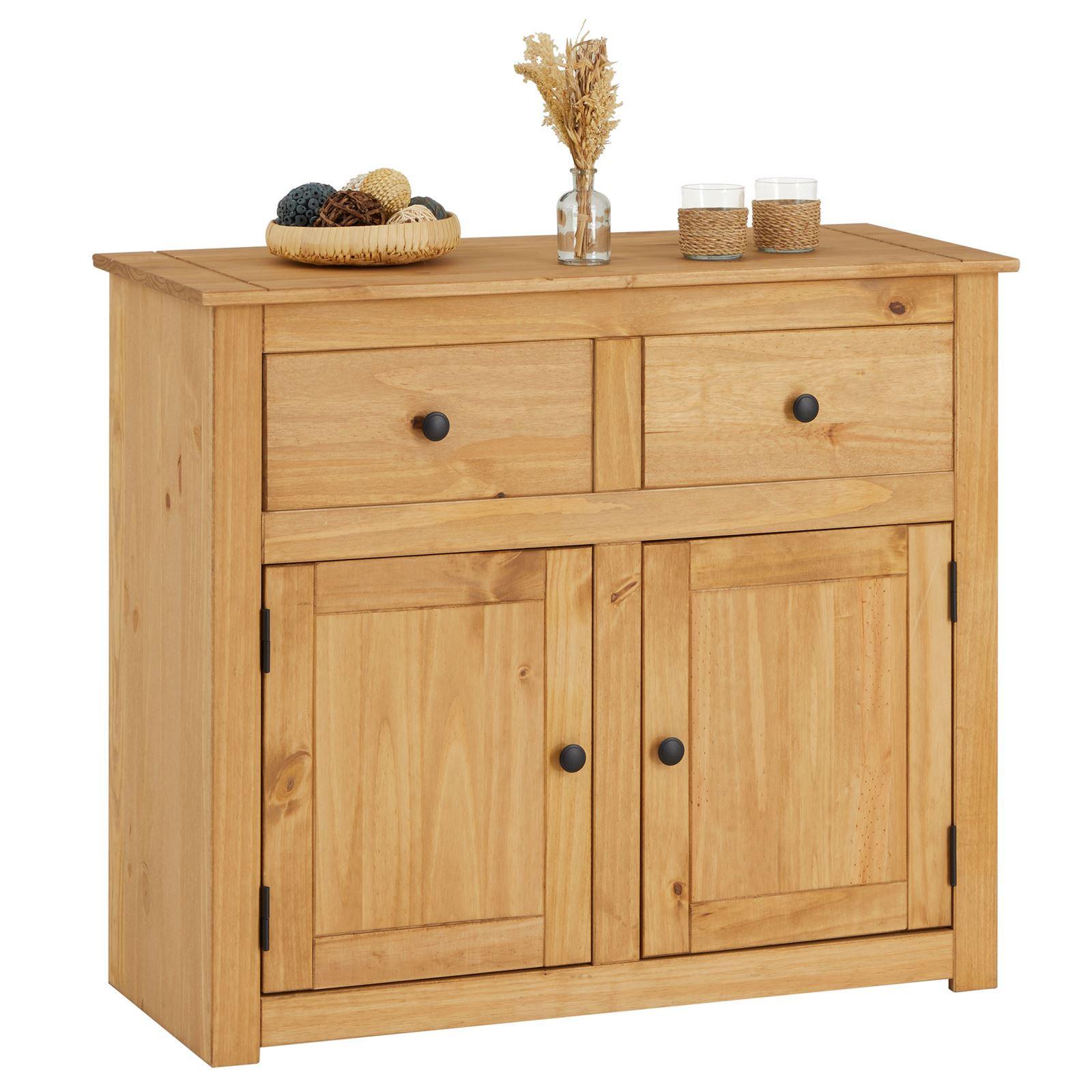 KOMMODE CANCUN gebeizt/gewachst - Kieferfarben, Holz (93/80/40cm) - CARO-Möbel