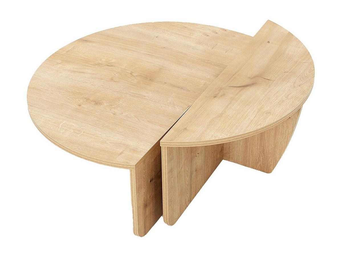 COUCHTISCH - 90 cm x 60 cm - Holz, Platte - Naturfarben Hell - ALOEVA - Naturfarben, Holz (60/90/30cm) - Vente-Unique
