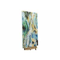 ACRYLBILD HANDGEMALT 60/120 cm - Blau/Weiß, Holz/Textil (60/120cm) - KUNSTLOFT