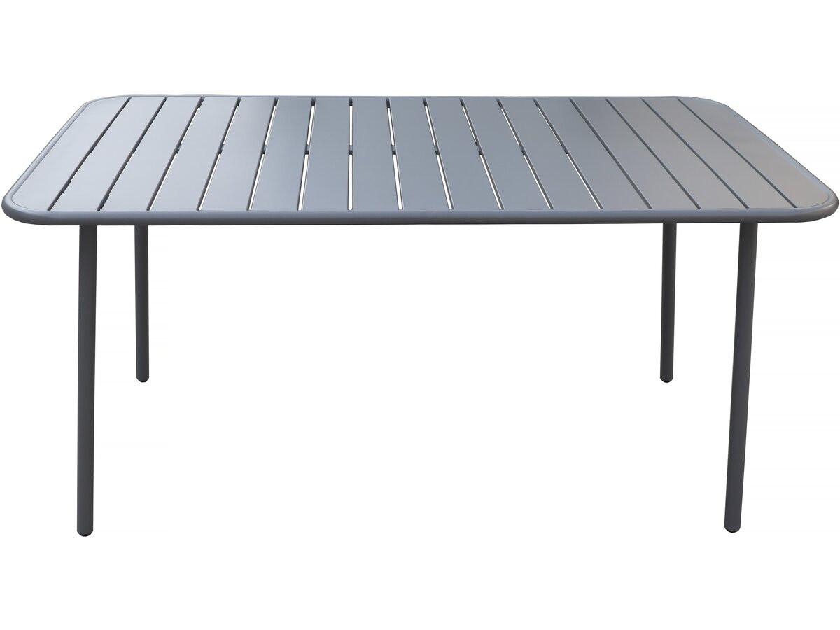 GARTENTISCH bilbao Grau - Grau, Metall (150/90/71cm) - Habitat Garten