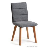 ESSZIMMERSTUHL (8er-Set) Darija 47x92x60 Eiche geölt/Grau - Eichefarben/Grau, Kunststoff (60/92/47cm) - 58aufmkessel