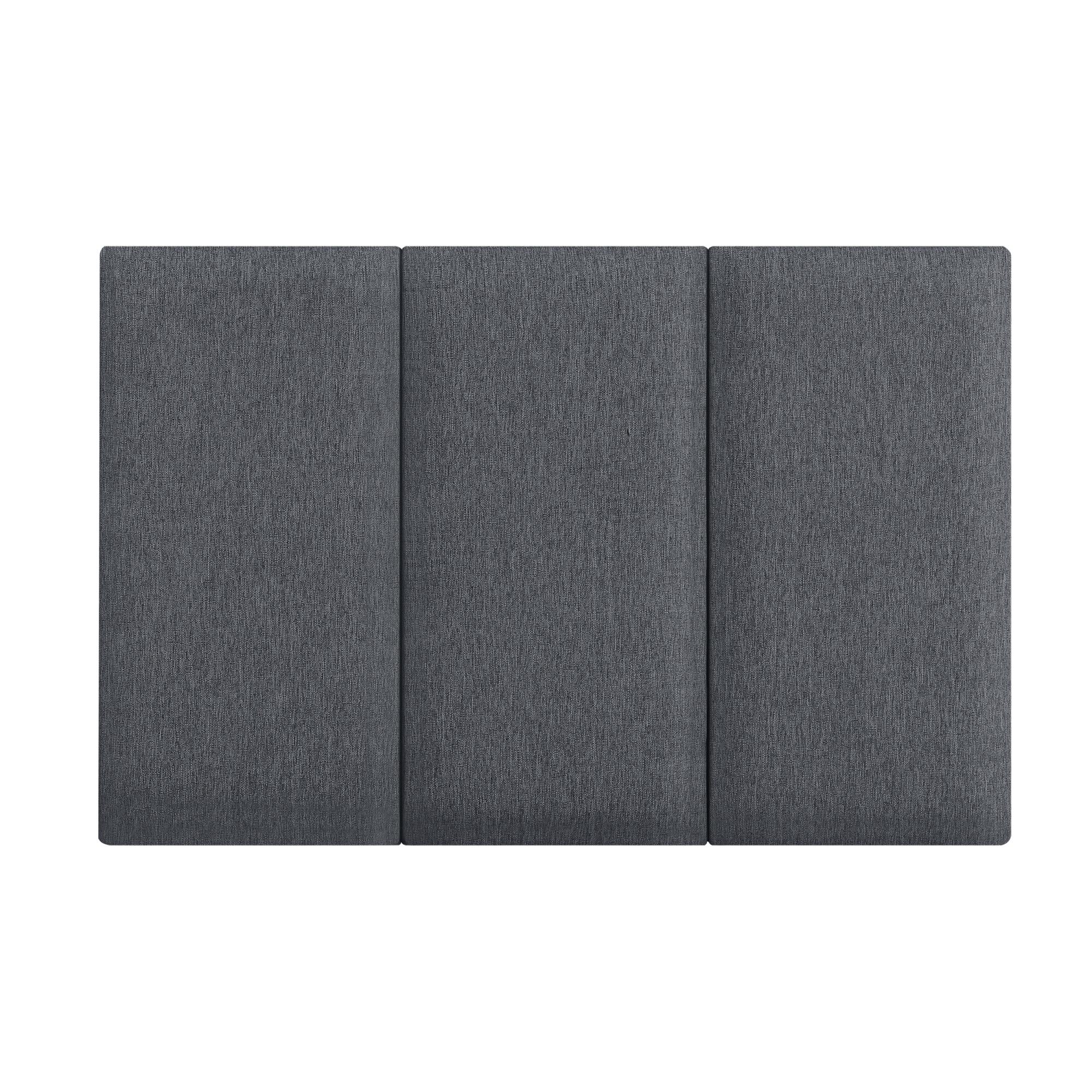 KOPFPOLSTER-SET 3 TLG. Carpino - Dunkelgrau, Textil (30/60/3cm) - [neu.haus]