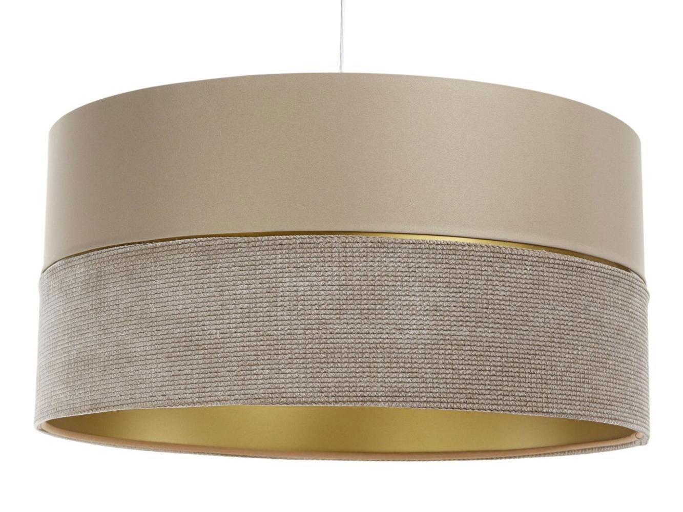 HÄNGELEUCHTE Gold 60/30 cm - Beige/Goldfarben, Kunststoff (60/1/30cm) - ONZENO