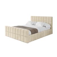 POLSTERBETT mit Bettkasten, Fußteil und Lattenrost, Boxbett ohne Matratze - AMEA-Z 180x200 Beige - Ecru, Holzwerkstoff/Textil (180/200cm) - ALTDECOR