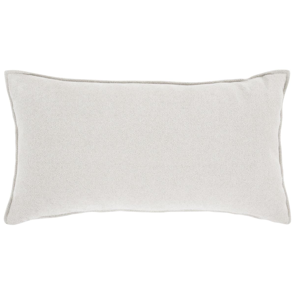 3-SITZER-SOFA Stoff Weiß Hogbo - Weiß, Textil (180/73/93cm) - Beliani