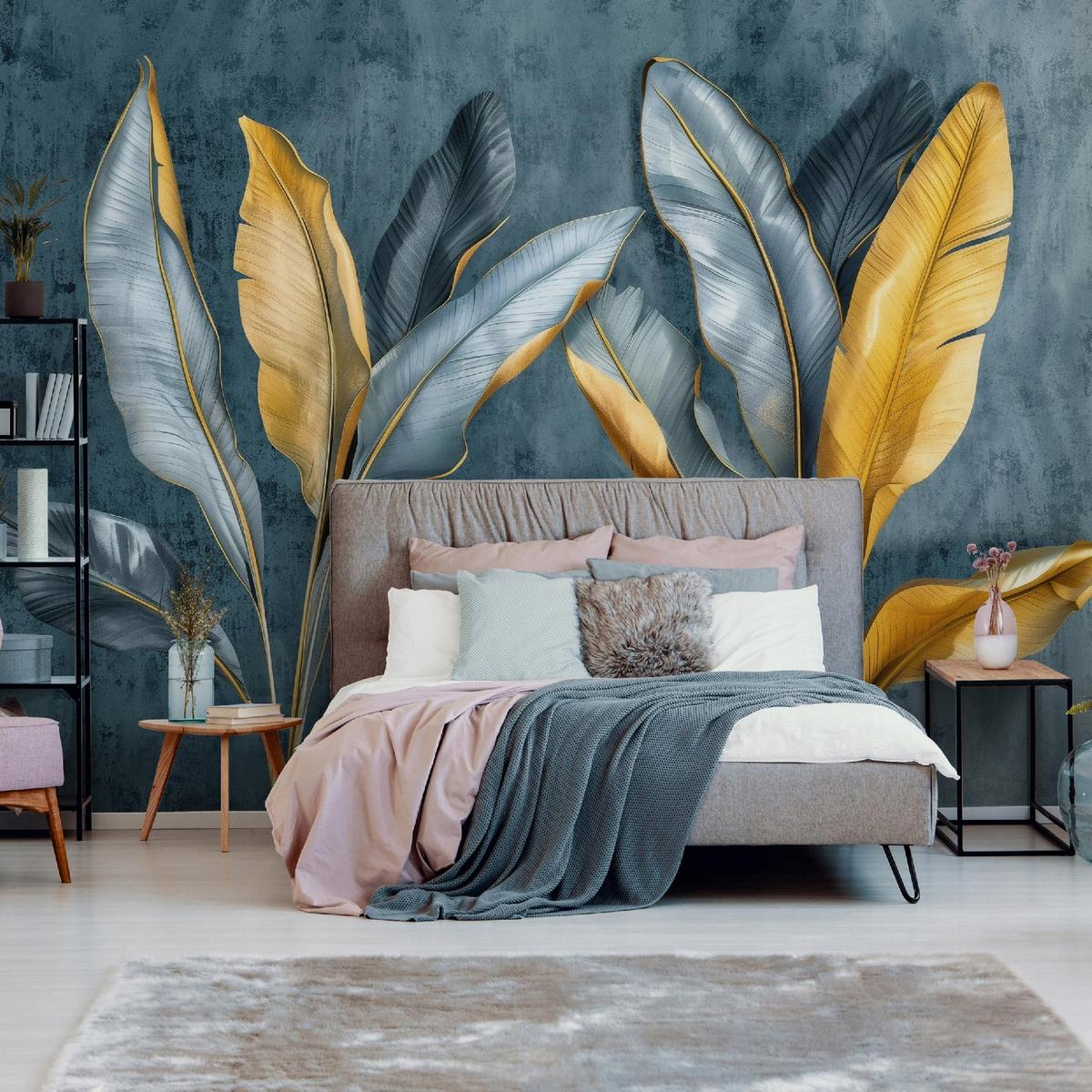 FOTOTAPETE Blätter Natur Vlies Tapete Wohnzimmer Schlafzimmer 250x175 - Multicolor, Papier (250/175cm) - Wallarena