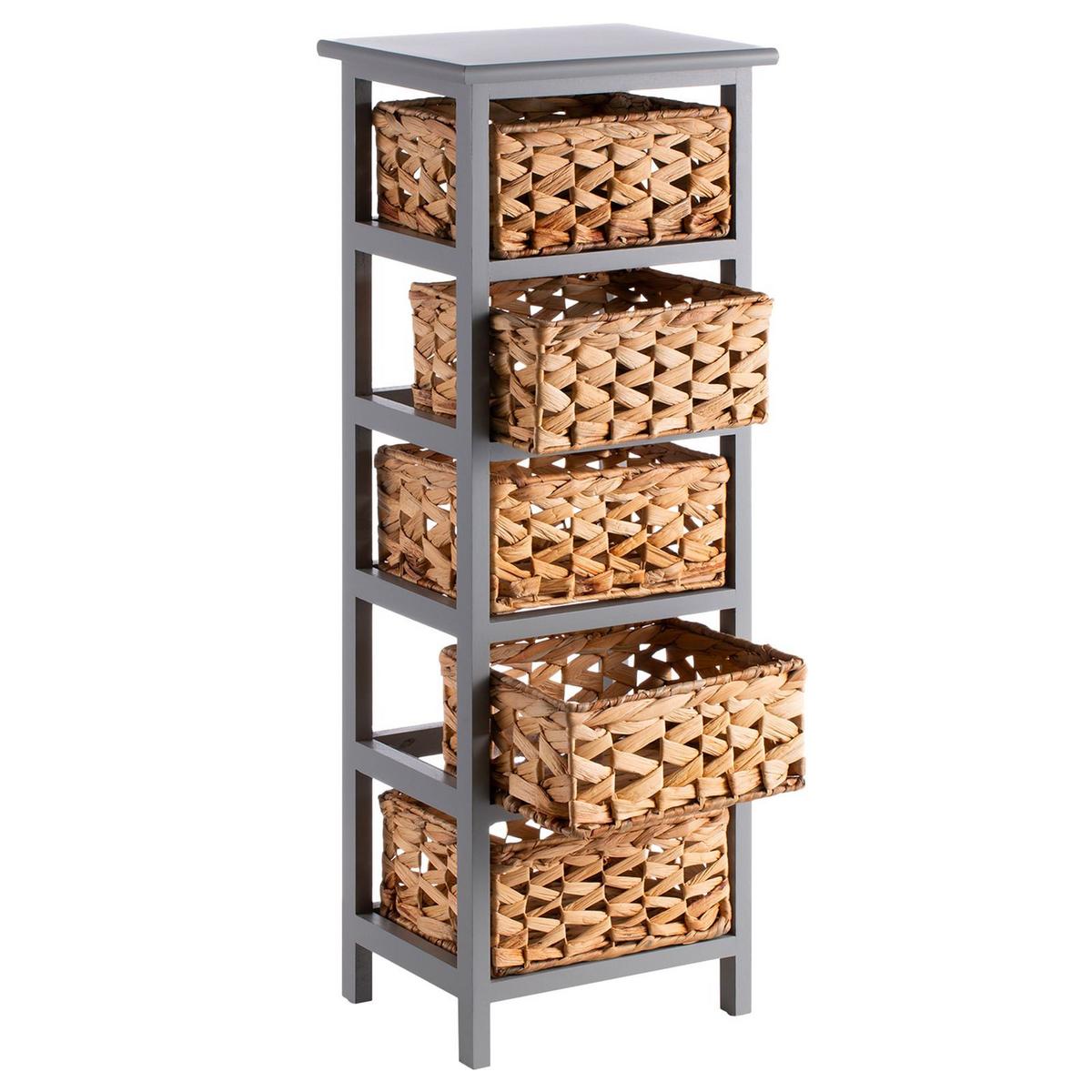 KOMMMODE ARBO grau - Braun, Holz (30/84/25cm) - CARO-Möbel