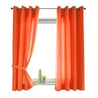VORHANG 2ER SET BERLIN HxB 175x140cm Orange - Orange, Textil (140/175/175cm) - Gardinenbox