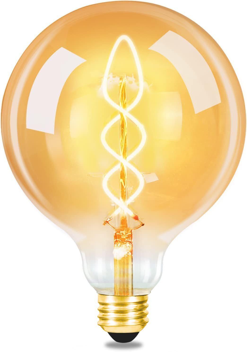 LEUCHTMITTEL Electralyntha 8/8/12.5 cm - Goldfarben, Glas (8/12.5cm) - ZMH