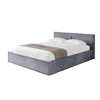 POLSTERBETT mit Bettkasten und Lattenrost, Bett mit Matratze H3/H4 - EMMI-V1 180x200 Grau - Grau, Holzwerkstoff/Textil (180/200cm) - ALTDECOR