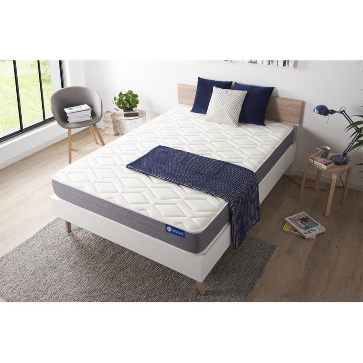MATRATZE Actilatex dream Latex und Memory-Schaum 180 x 200 cm h2 - Weiß, Textil (180/200cm) - ACTISOM
