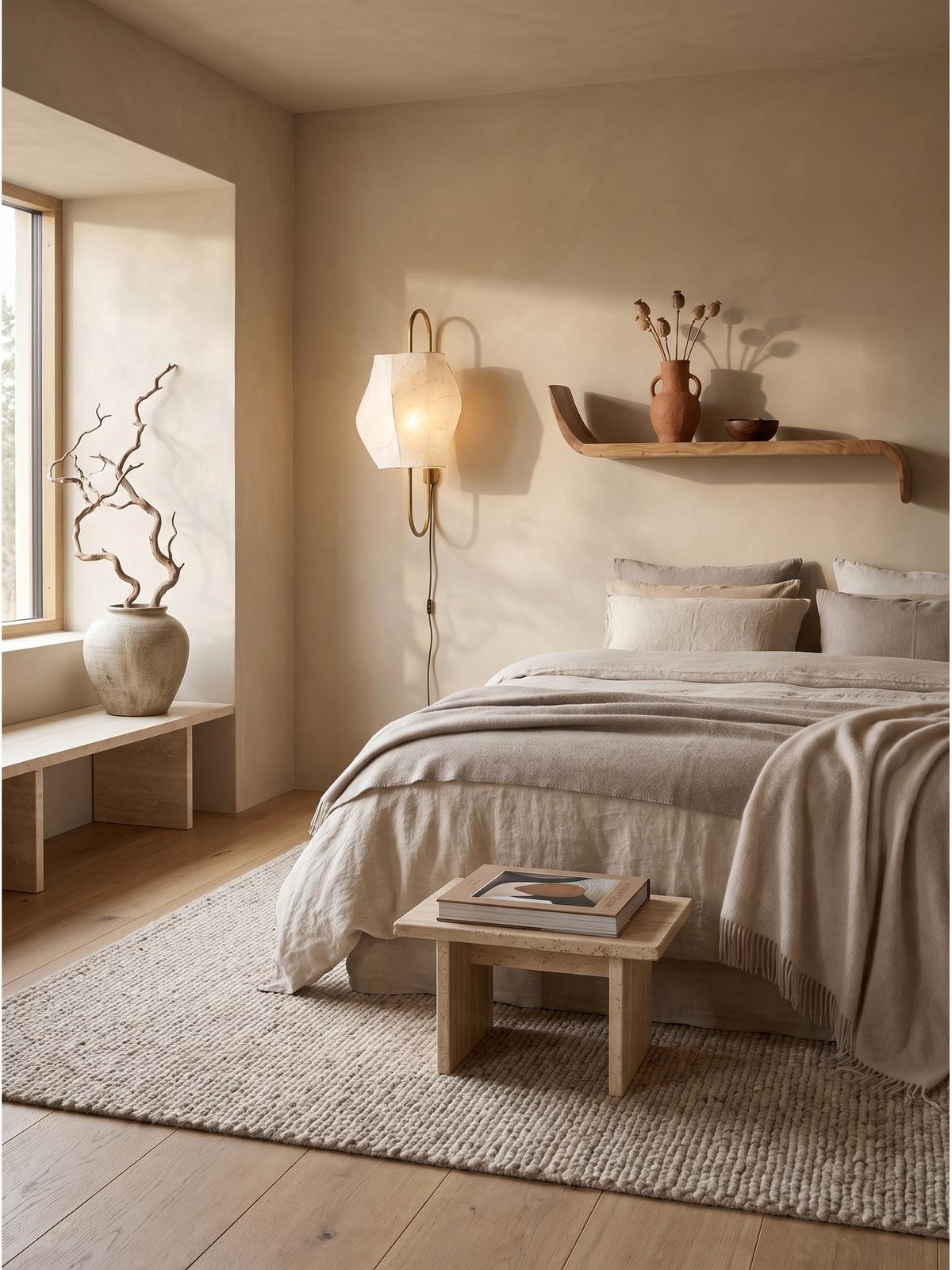 WANDREGAL ARBOGA, Mango Massivholz, handgefertigt, 60 x 20 x 36 cm - Braun, Holz (60/36/20cm) - KADIMA DESIGN