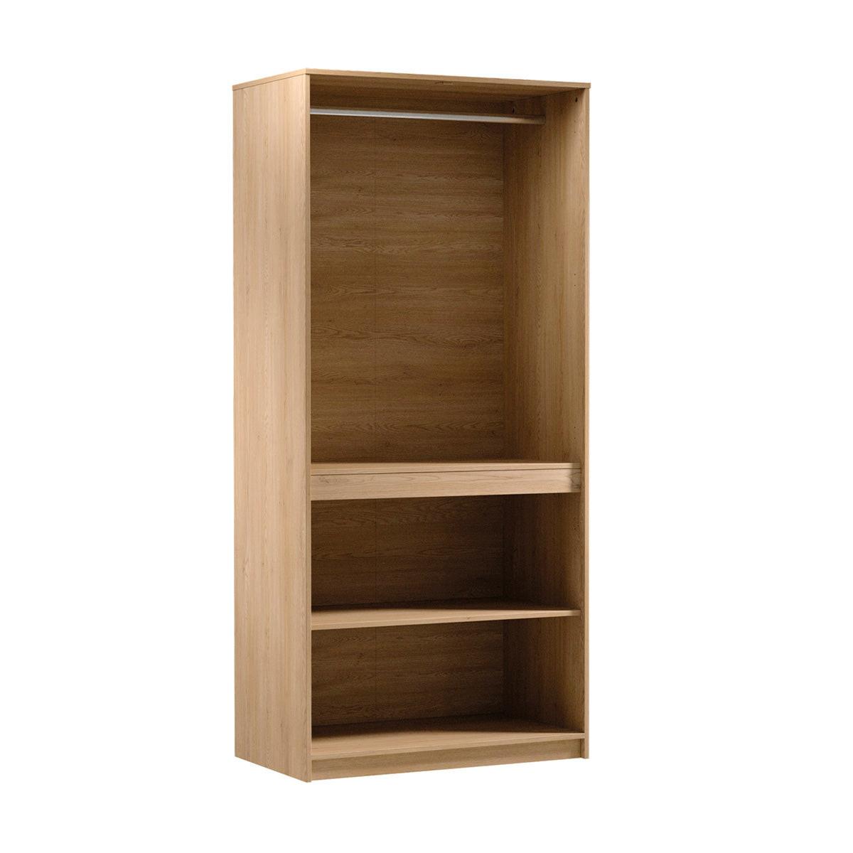 KLEIDERSCHRANK 4 Türen Beck Holz - Braun, Holzwerkstoff (90.8/197.6/52.1cm) - Petits-meubles