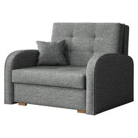 SCHLAFSOFA Viva Gold I - Graphitfarben/Braun, Holz/Textil (103/85/98cm) - MIRJAN24
