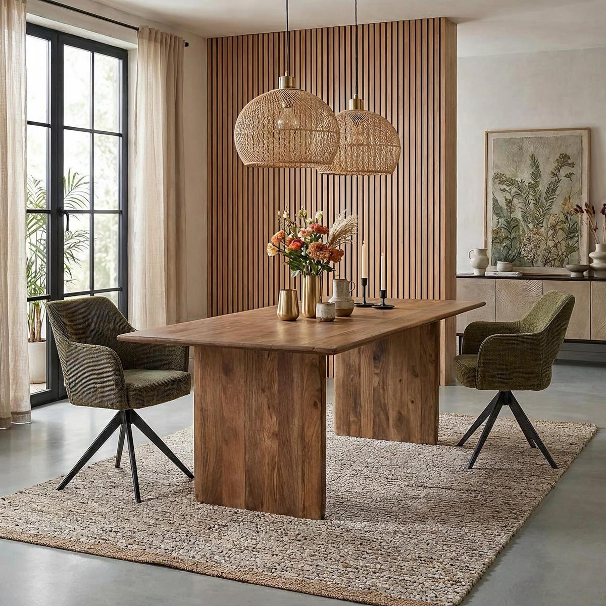 ESSTISCH PURI natur - Naturfarben, Holz (100/180/76cm) - IDIMEX