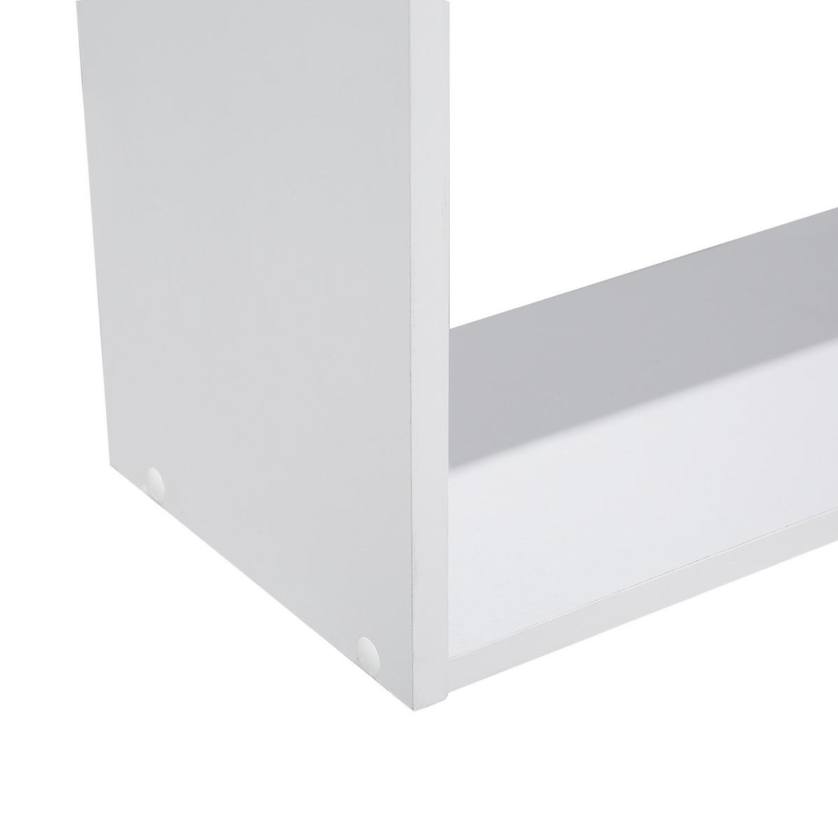 REGAL 5 Fächer Orilla - Weiß, Holzwerkstoff (83/174/23cm) - Beliani