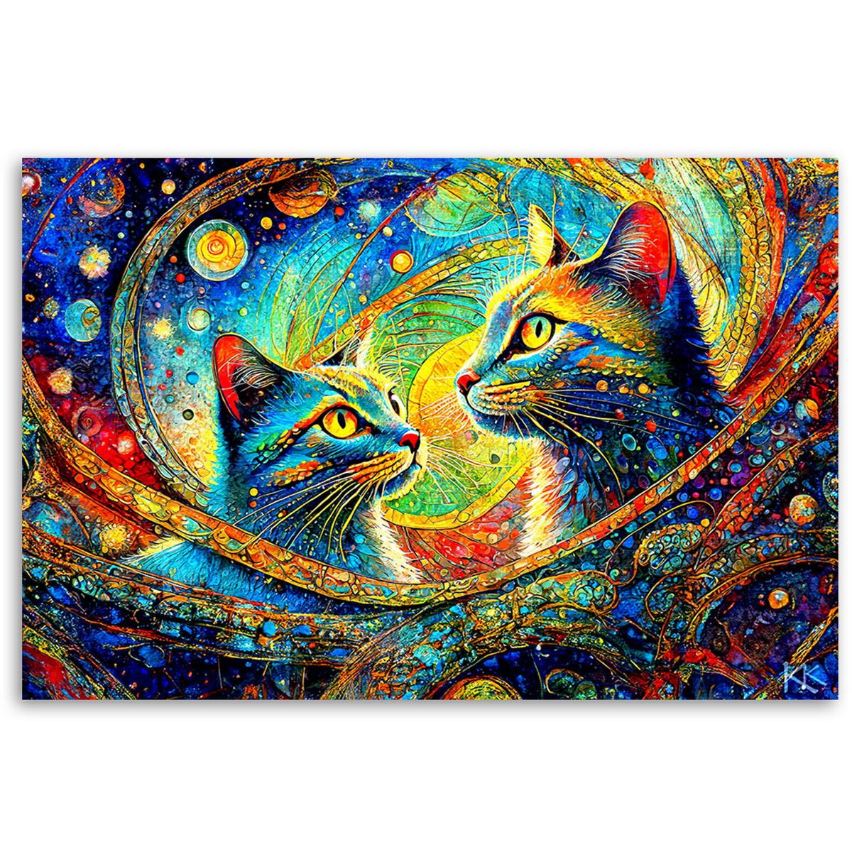 KUNSTDRUCK Lila 120/80 cm - Lila, Textil (120/80cm) - KUNSTLOFT