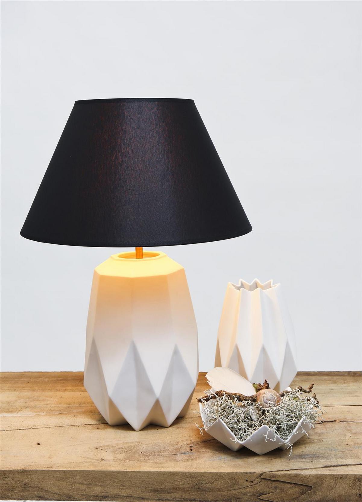 VASE Polygono Star weiß 21,5 cm - Weiß, Keramik (21.5cm) - Goebel