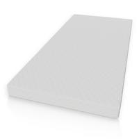 KALTSCHAUMMATRATZE 90x160 cm - Weiß, Textil (90/200cm) - Juskys