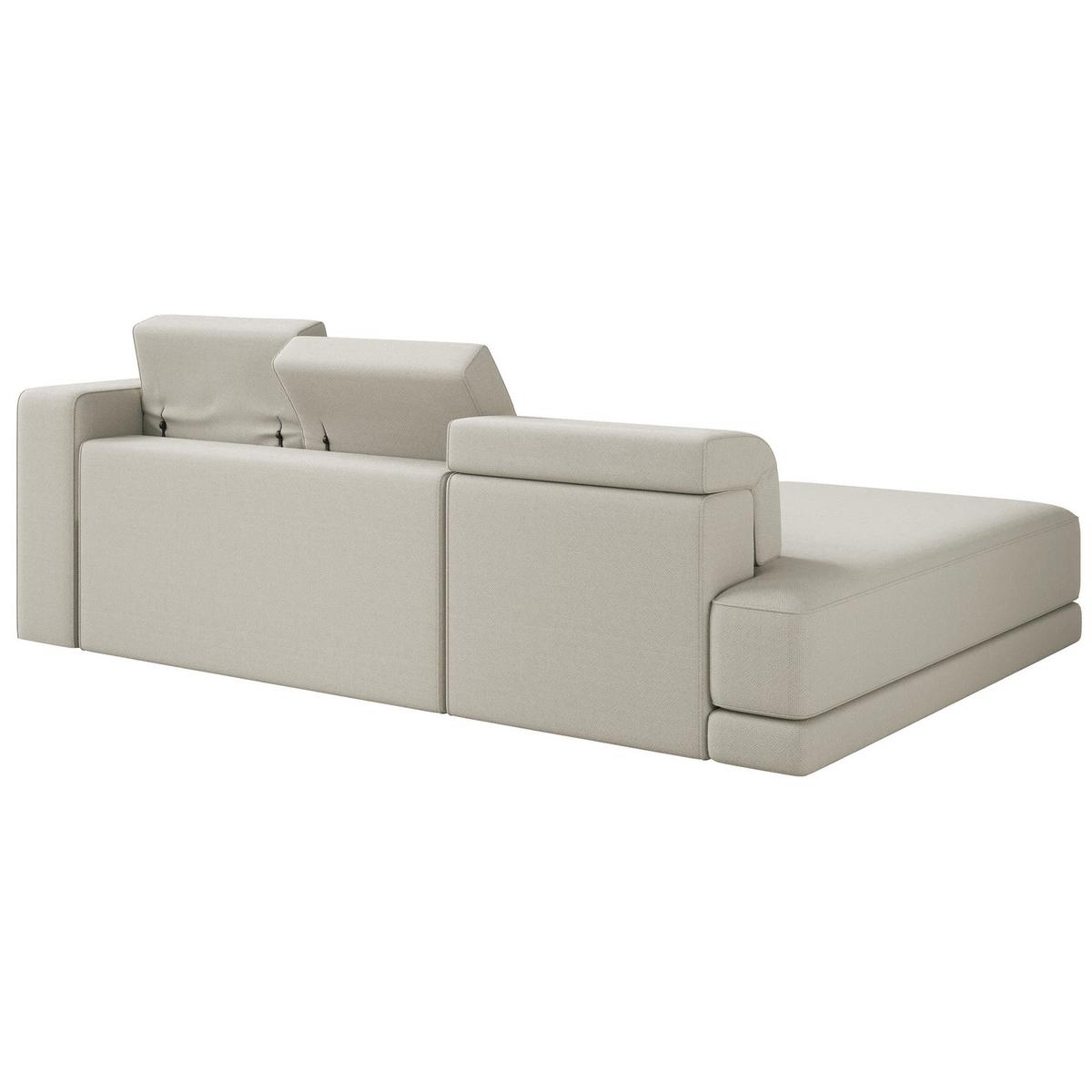 ECKSOFA Novals L-Form, 4-Sitzer, links 278 cm - Taupe/Schwarz, Kunststoff/Textil (278/168cm) - Selsey