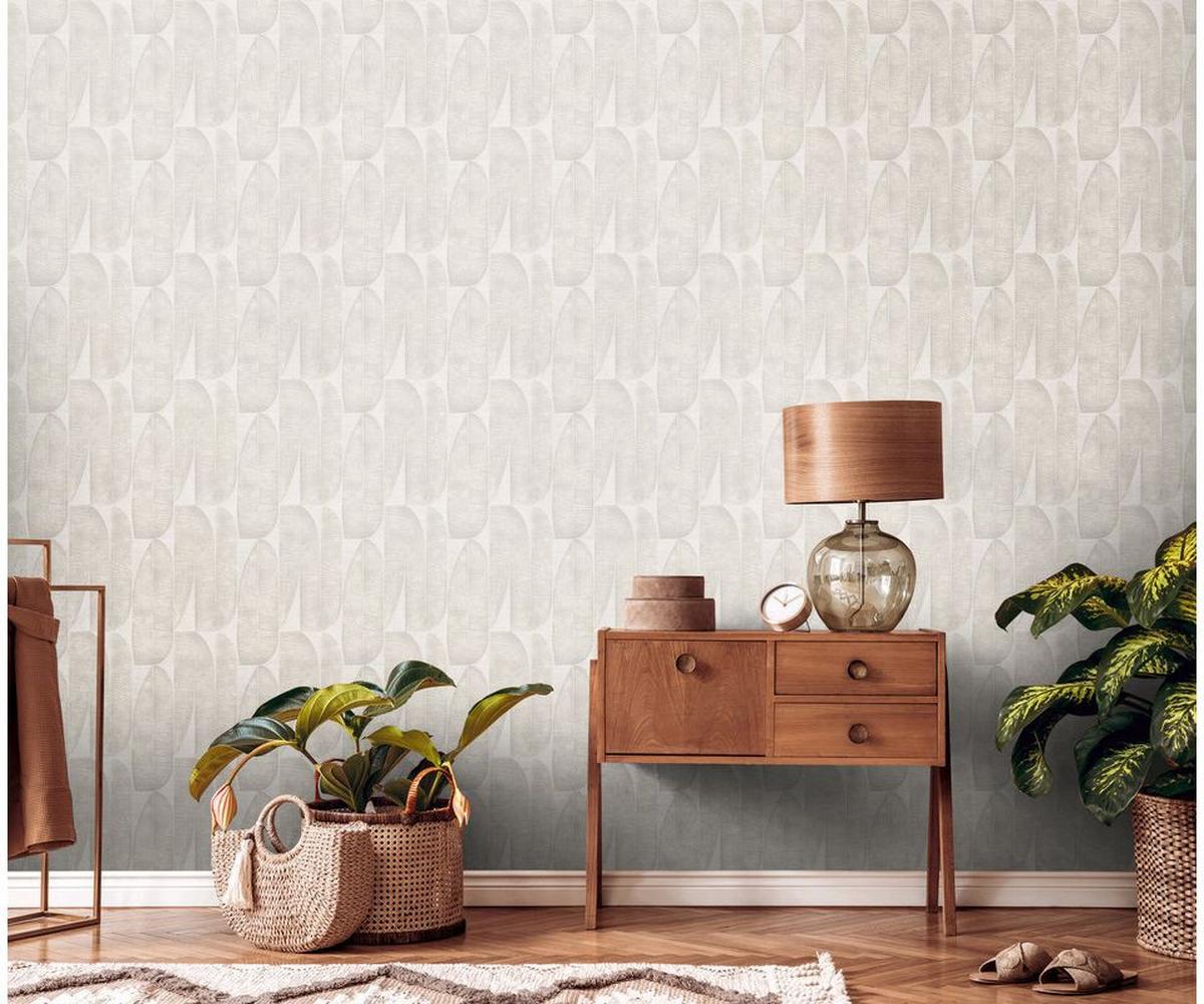 VLIESTAPETE Beige 53/1005 cm - Beige, Textil (53/1cm) - KUNSTLOFT