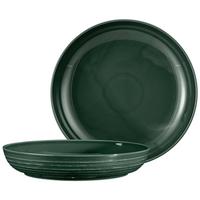 FOODBOWL Terra Moosgrün ø 28,4 cm 2er Set - Dunkelgrün, Keramik (28.4cm) - Seltmann Weiden