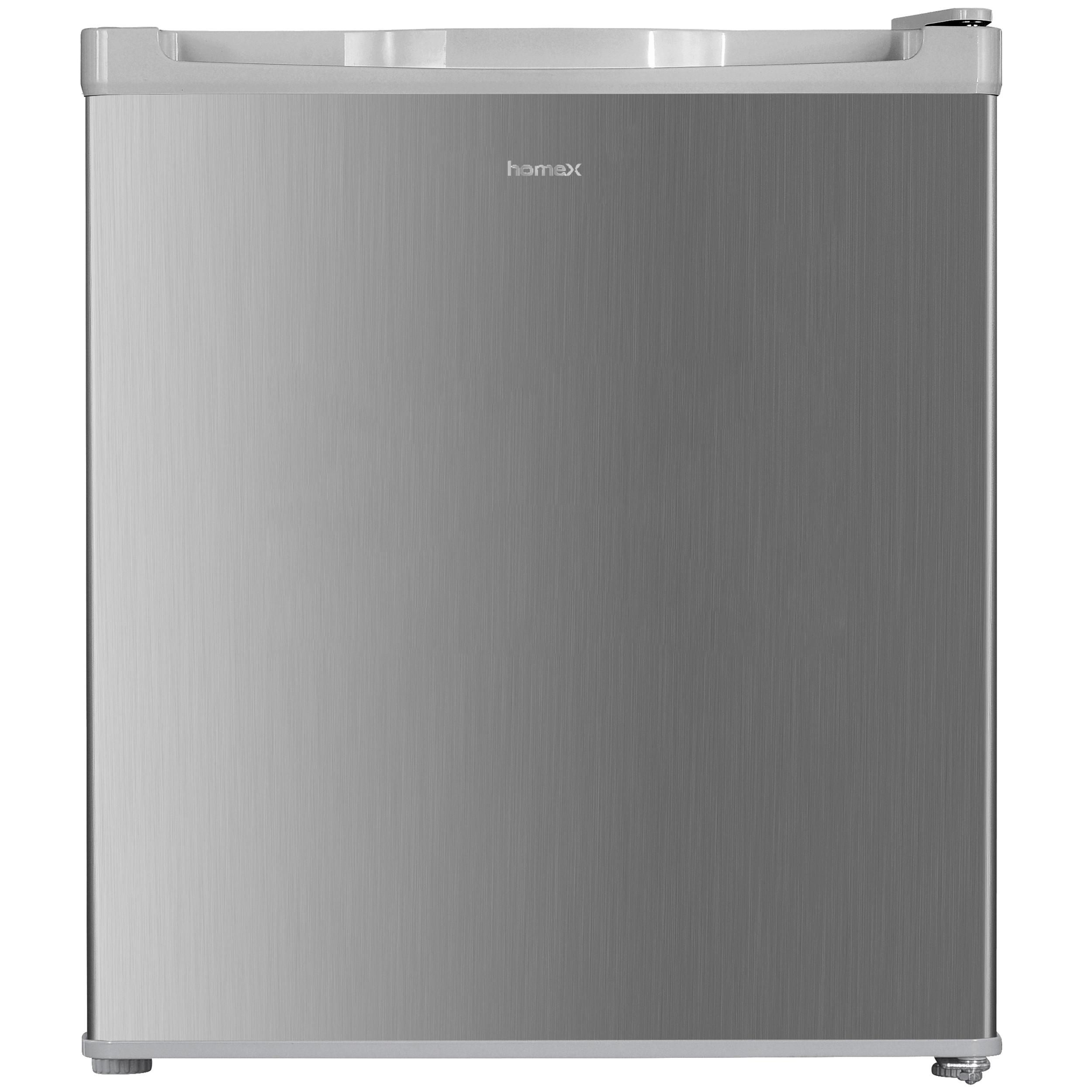 GEFRIERSCHRANK, Mini - 33L Nutzinhalt, 4-Sterne Gefrieren, freistehend, klein, mit Temperaturregelung, FM1015-S silber - Silberfarben, Kunststoff/Metall (44/51/47cm) - homeX