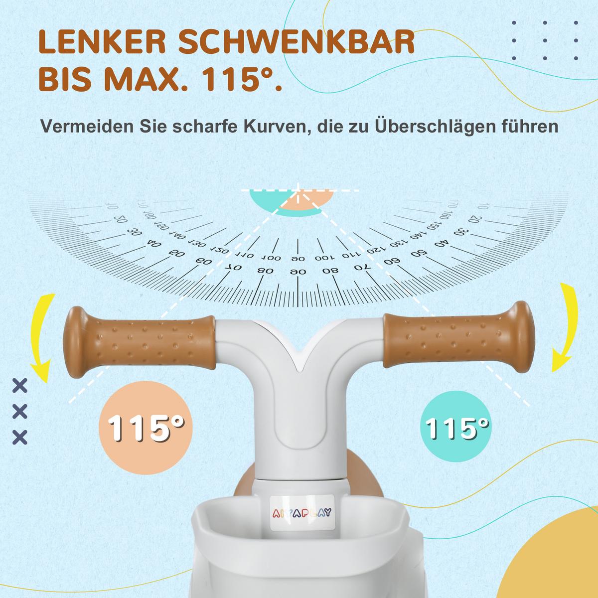 KINDERLAUFRAD - Grün, Metall (56/27/39cm) - AIYAPLAY