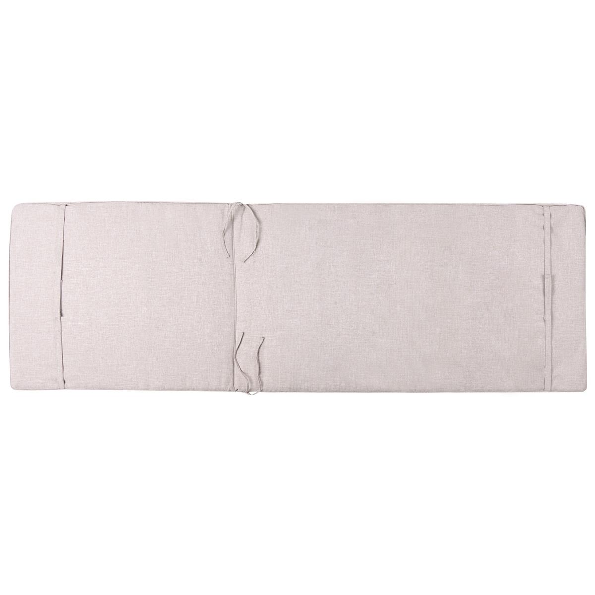 SONNENLIEGE Beige Volterra - Dunkelgrau, Metall (75/27/168cm)