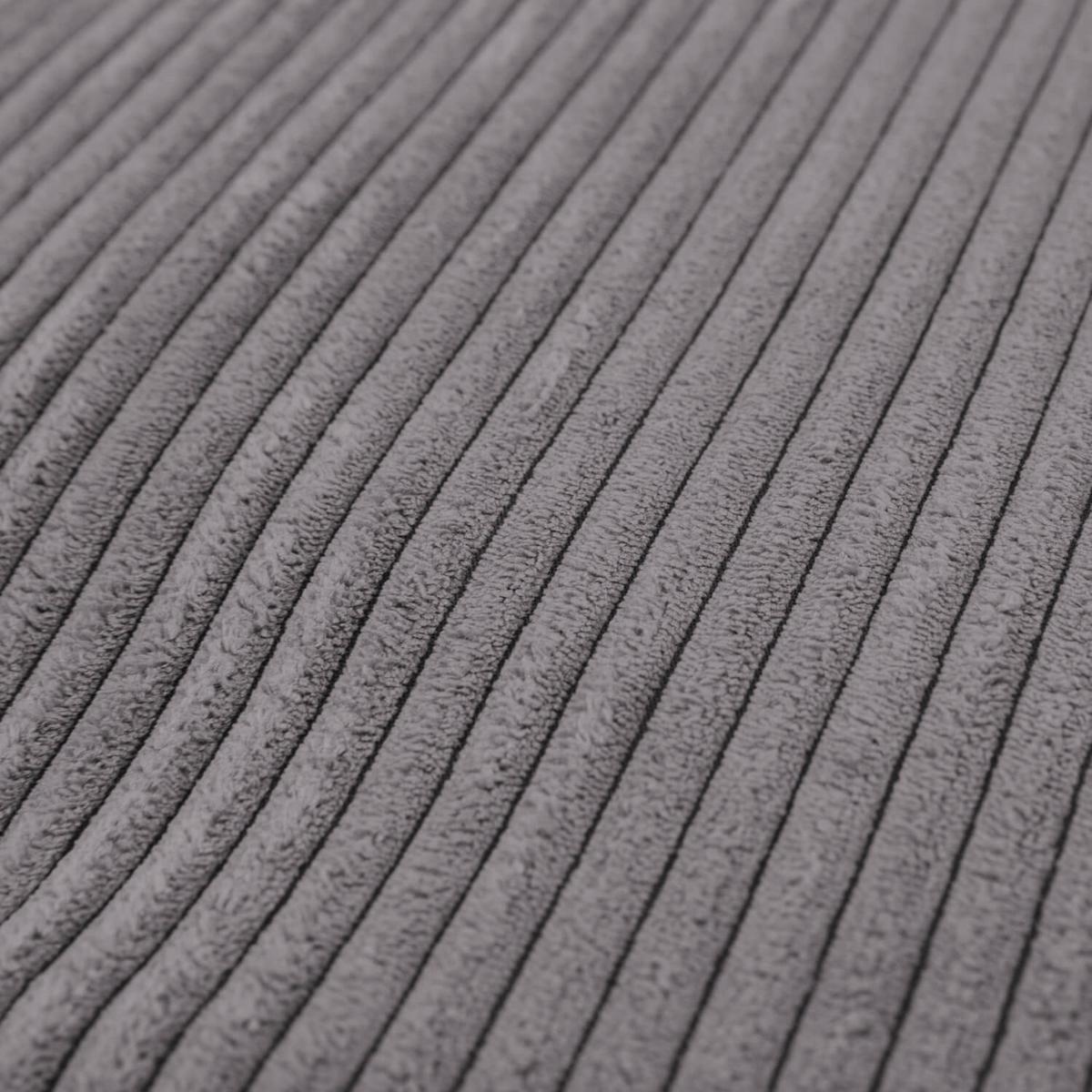 POUF Cord Der Faule Lenz - Anthrazit, Textil (50/30/50cm) - Mokebo