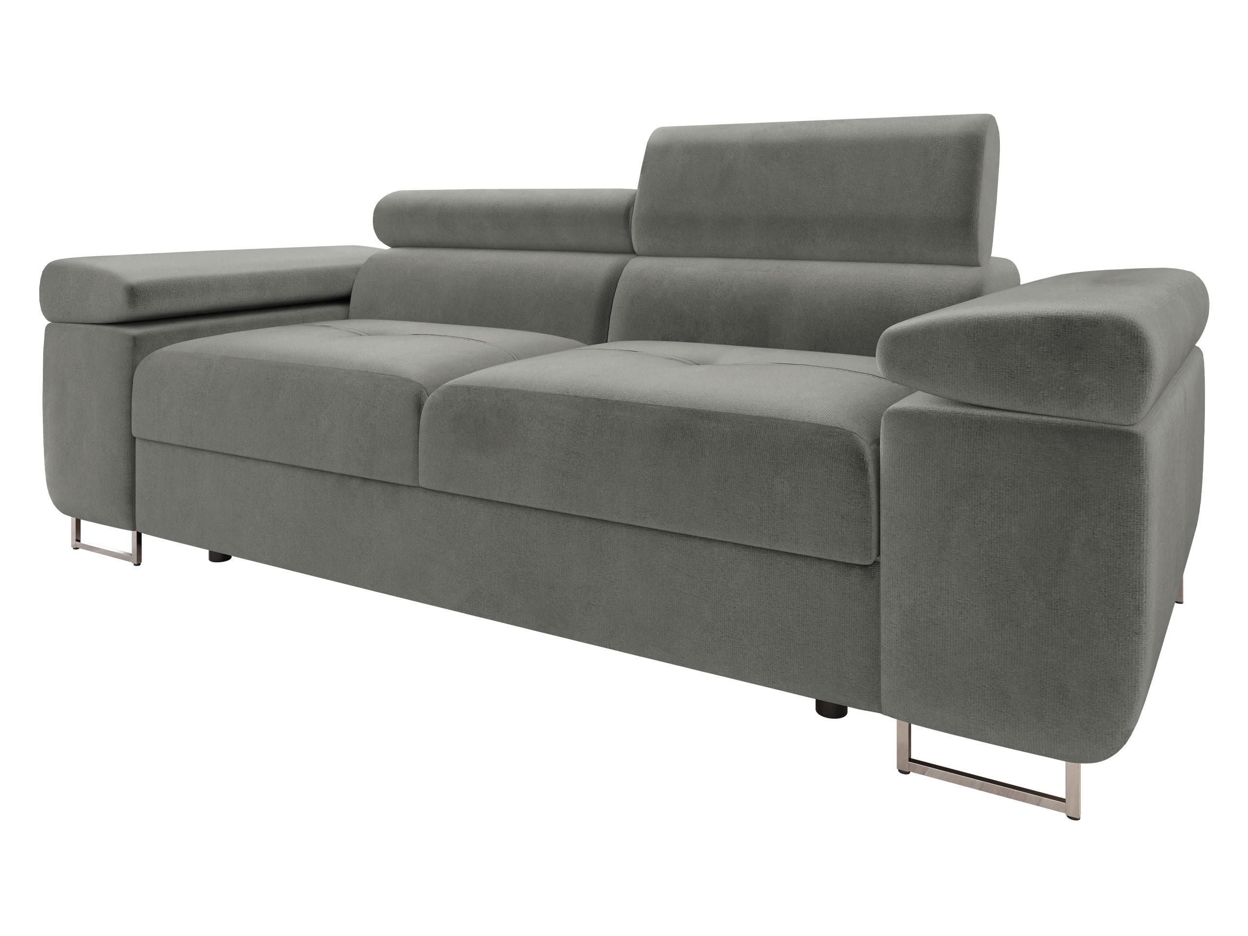 SOFA Torezio 2 - Grau, Holz/Textil (198/90/102cm) - MIRJAN24
