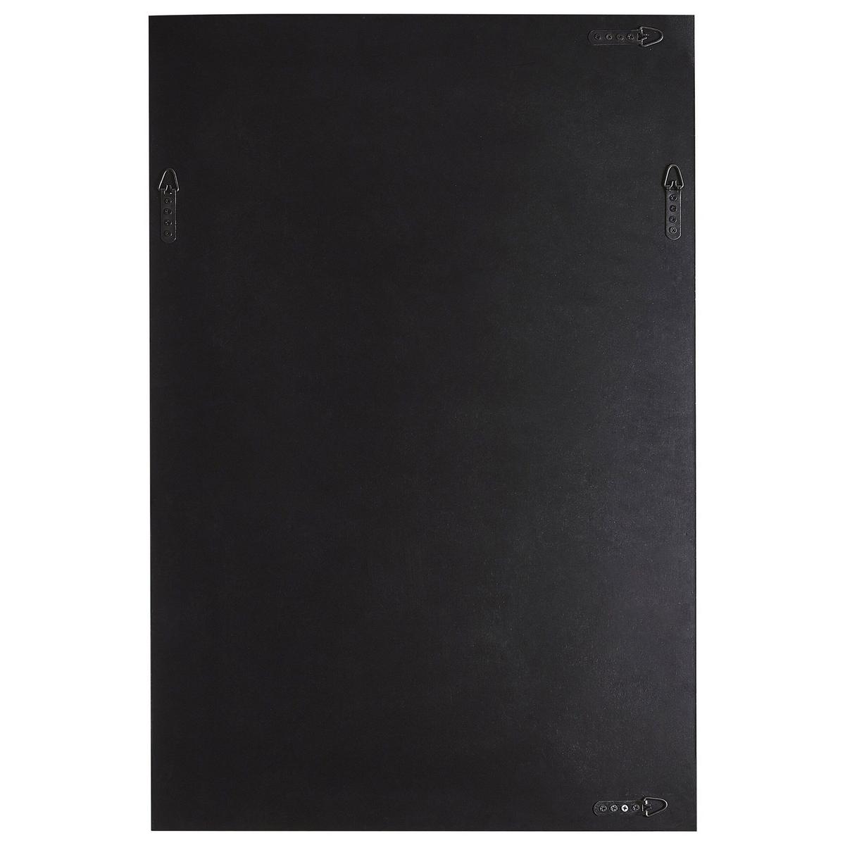 WANDSPIEGEL silber 60/90 cm Glitzer-Effekt Avrille - Silberfarben, Holzwerkstoff (60/90/2cm) - Beliani