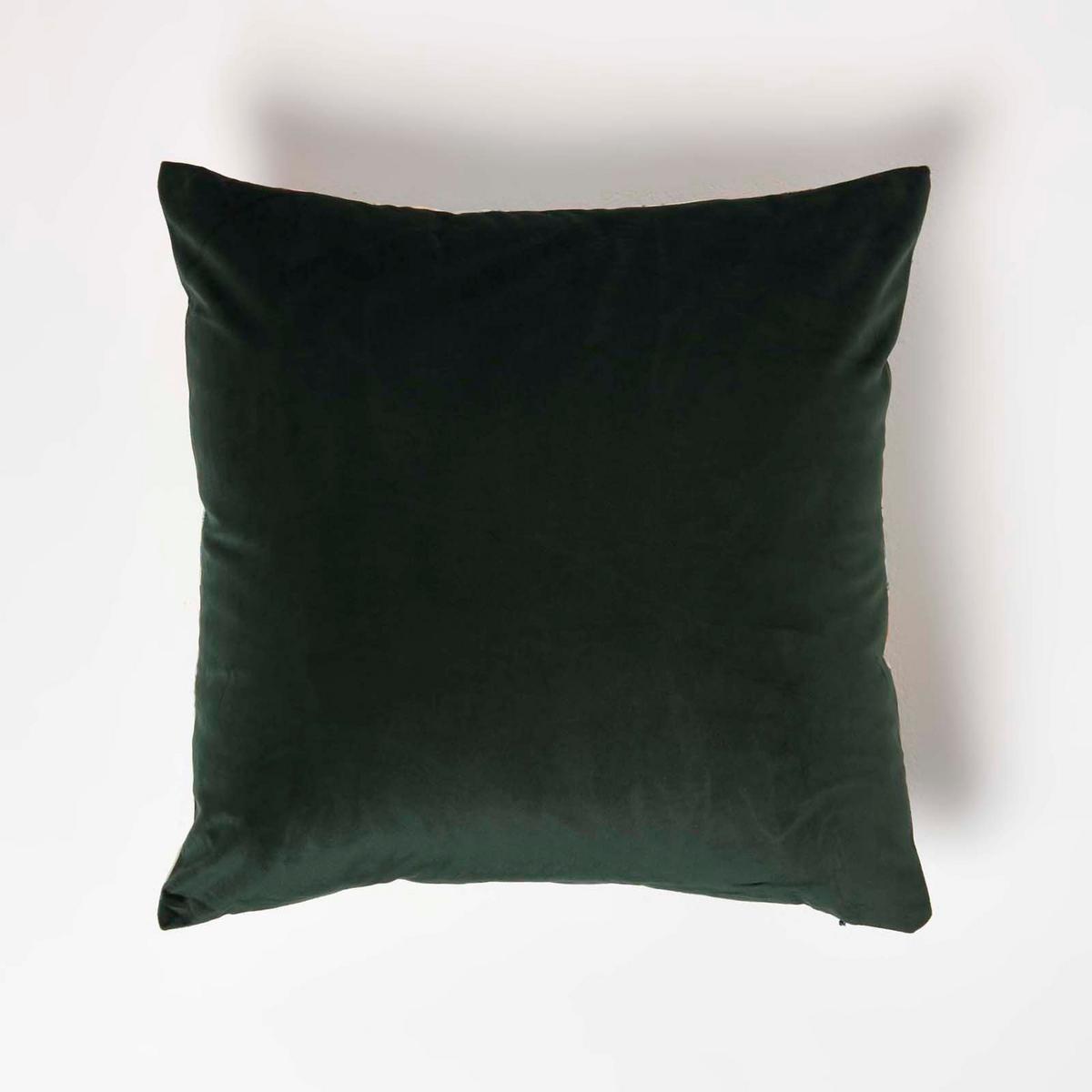 KISSENHÜLLE Samt 46/46 cm – Tropische Früchte - Multicolor, Textil (46/46cm) - Homescapes
