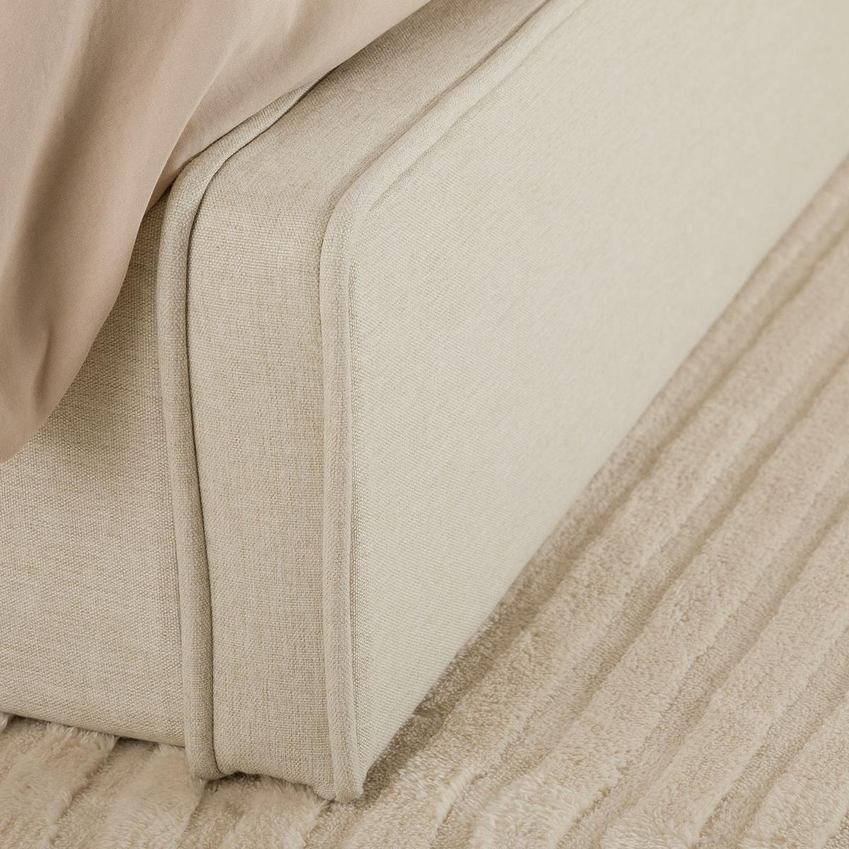 POLSTERBETT MARINI 140X200 CM - Creme, Textil (140/200cm) - IDIMEX