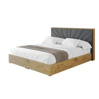 POLSTERBETT mit Bettkasten und Lattenrost, Boxbett ohne Matratze - ENZO6 180x200 Dunkelgrau - Anthrazit, Holzwerkstoff/Textil (180/200cm) - ALTDECOR