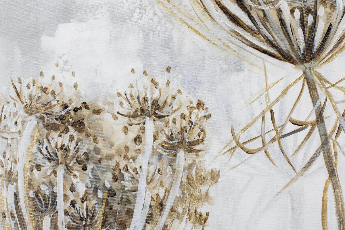 ACRYLBILD HANDGEMALT 60/90 cm - Beige, Holz/Textil (60/90cm) - KUNSTLOFT