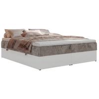 BOXBETT TRAVIT ZERO 140/200 - Hellbraun Cord - Topper Visco - H3 - Hellbraun/Schwarz, Kunststoff/Textil (140/200cm) - MKS