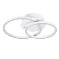 LED-DECKENLEUCHTE Gallagher 34.4/25/7.4 cm - Weiß, Metall (34.4/25/7.4cm) - Nettlife
