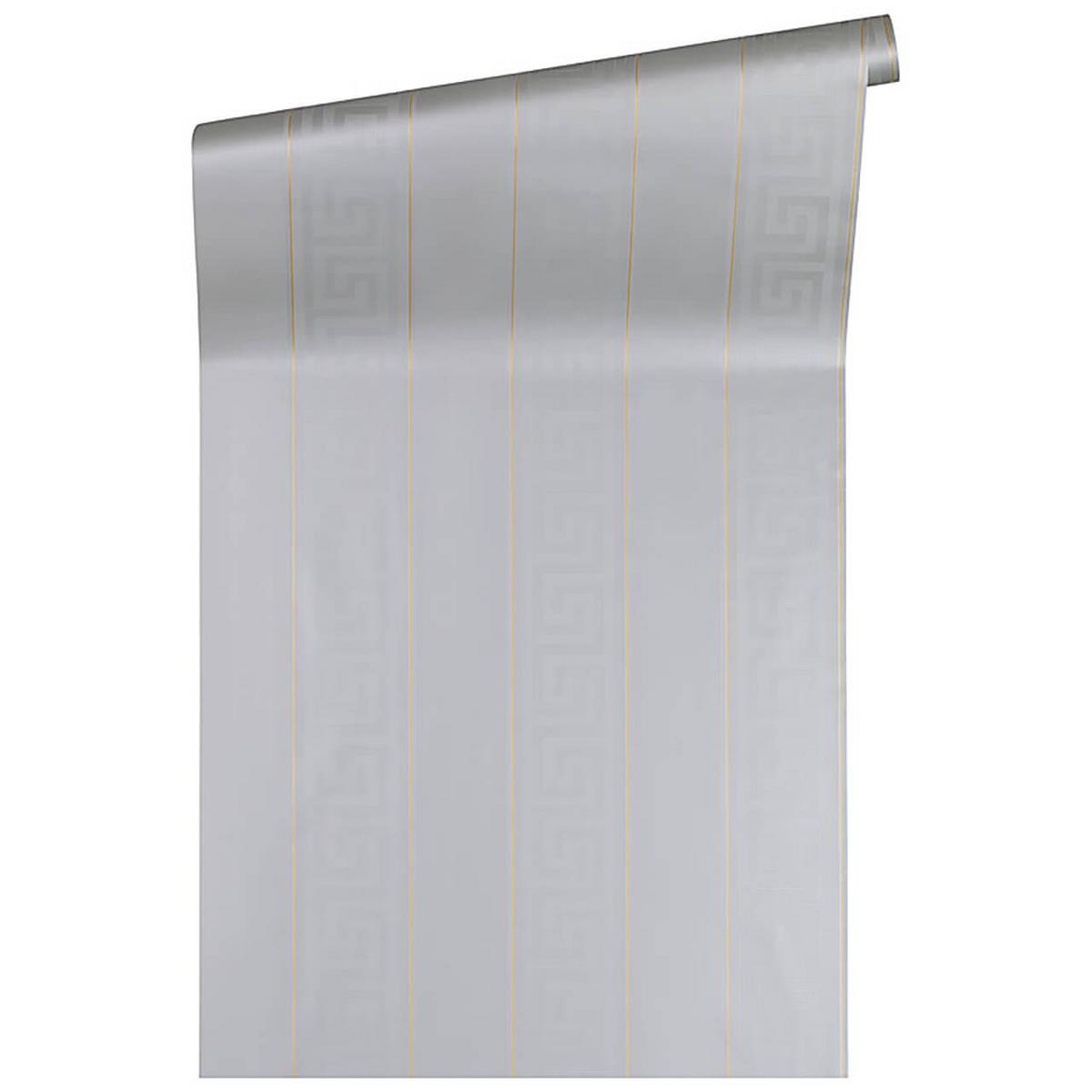 VLIESTAPETE 70/1005 cm - Silberfarben/Grau, Kunststoff/Textil (70/1cm) - KUNSTLOFT