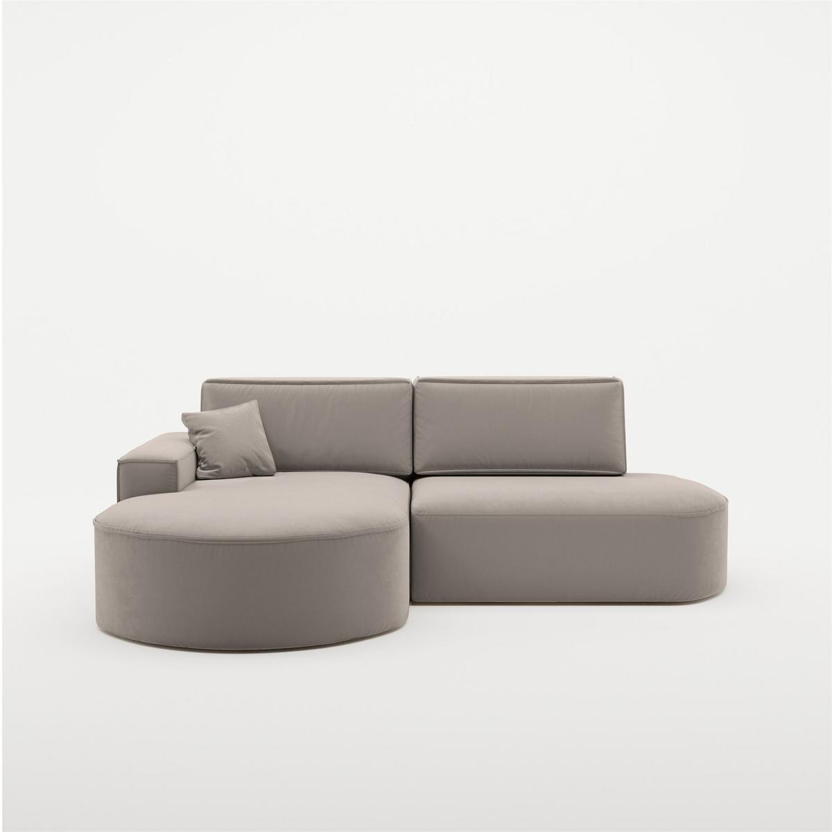 ECKSOFA Venedig Mit Schlaffunktion - Beige, Holzwerkstoff/Textil (278/179cm) - Fun Möbel