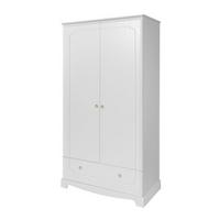 SCHRANK 2 Türen Royal Weiß - Weiß, Holzwerkstoff (103/195/50cm) - Petits-meubles