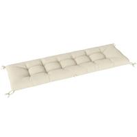 SITZKISSEN aus Polyester & PP-Baumwolle Beige - Beige, Textil (65/13/198cm) - Outsunny