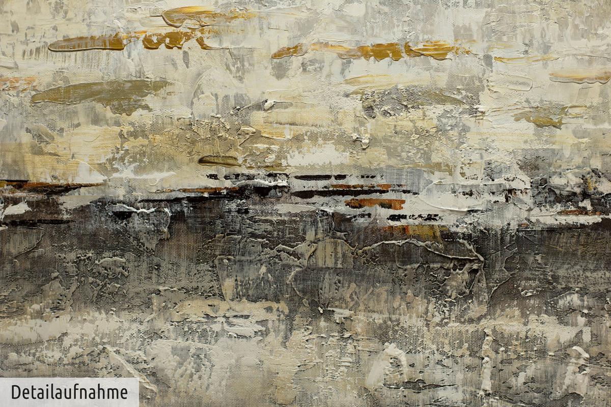 ACRYLBILD HANDGEMALT 100/50 cm - Braun, Holz/Textil (100/50cm) - KUNSTLOFT